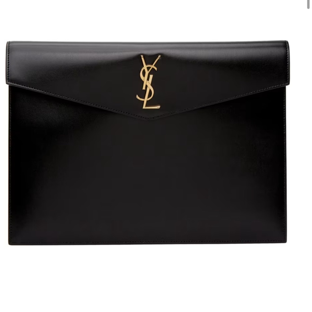 SAINT LAURENT
Black Large Uptown Pouch

29.5 X 18 X 4.5 CM / 11.6 X 7.1 X 1.8
